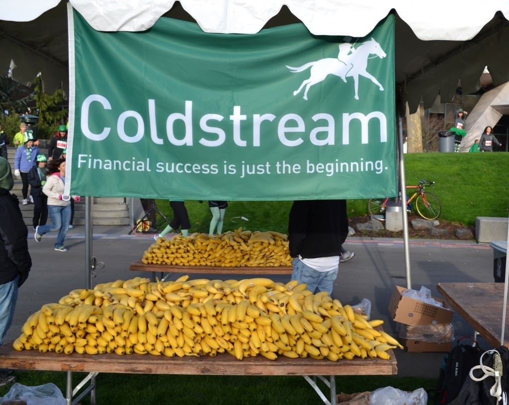 Booth banner w bananas St Paddys Dash 2013 Pictures 028